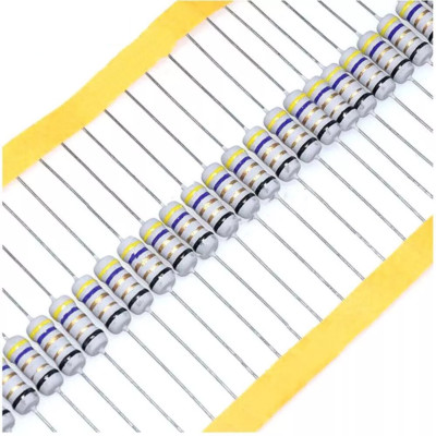  100PCS 1/4W-1/2W Fusible Resistors 0.1Ω-220Ω ±5% Wire Wound Bulk Electronics 