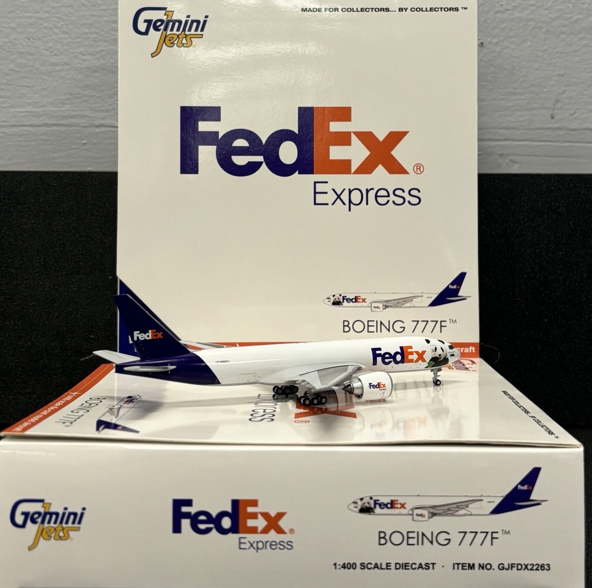 【新品】FedEx Boeing 777F 1:400 モデル Boeing 777F Commercial Aircraft 