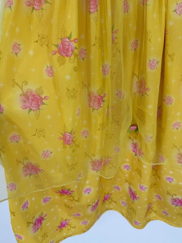 Disney Sz 8Princess Belle Fantasy Nightgown Pajamas Costume Beauty Beast, 2732 - Picture 5 of 6