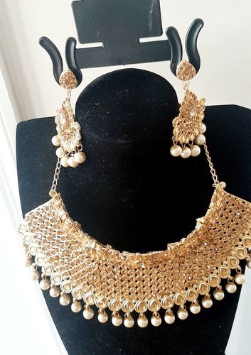New Designer Golden Choker Necklace 