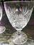 thumbnail 4  - VINTAGE CRYSTAL WINE GLASS  X 4 GLASSES 12 cm high x 7 cm rim