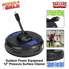 Outdoor Power Equipment 12" Pressure Surface Cleaner, 22500 PSI, 1/4" Connector