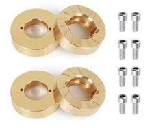 FRONT / REAR BRASS STEERING CUP WEIGHTS COUNTER FOR 1/10 AXIAL RACING SCX10-II