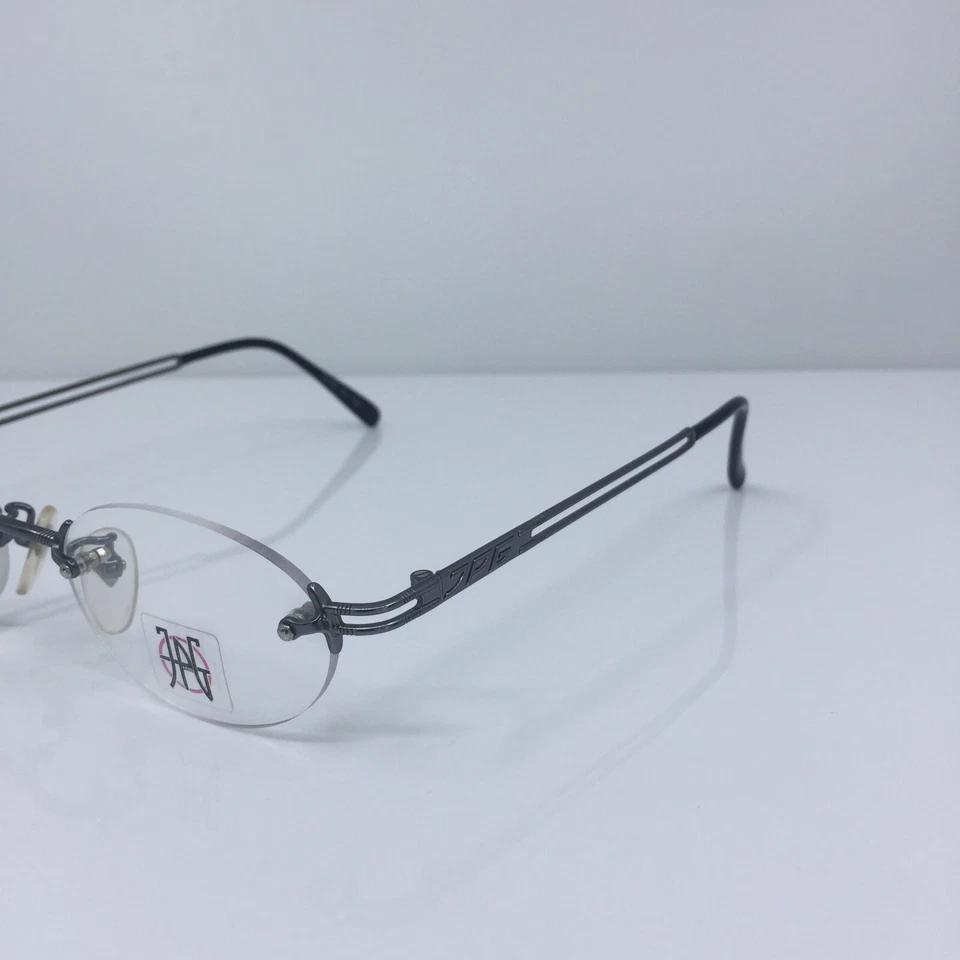 Винтажные матовые очки JPG от Gaultier 57-7101 без оправы пушечный металл 49-19 мм Япония - Изображение 2 из 4