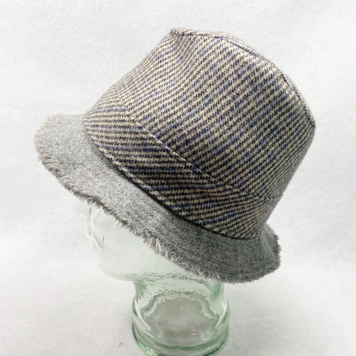 J.Crew Wool Plaid Bucket Hat S/M | eBay display picture 2