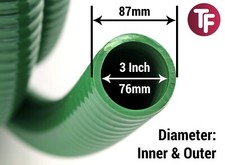 Medium Duty Green Hose Suction & Delivery Waste Water Irrigation Slurry Pipe