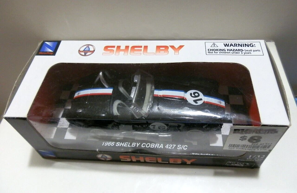 New-Ray 1/32 1966 Shelby Cobra 427 S/C Set Of 3 - Image 3 of 4