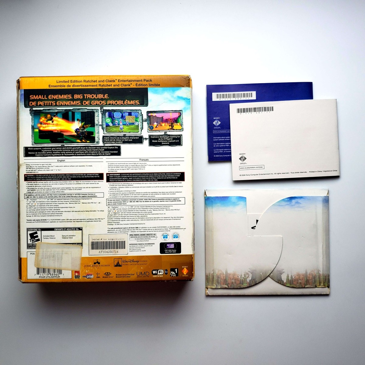 Sony Ratchet & Clank PSP 3000 Console Included | PSP-3000
