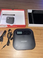 CD Player Portable, DESOBRY Bluetooth CD Player with Speaker