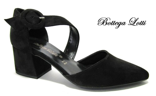 Scarpe Decoltè Decollette da Donna con Tacco Basso a Punta Invernali  Eleganti | eBay