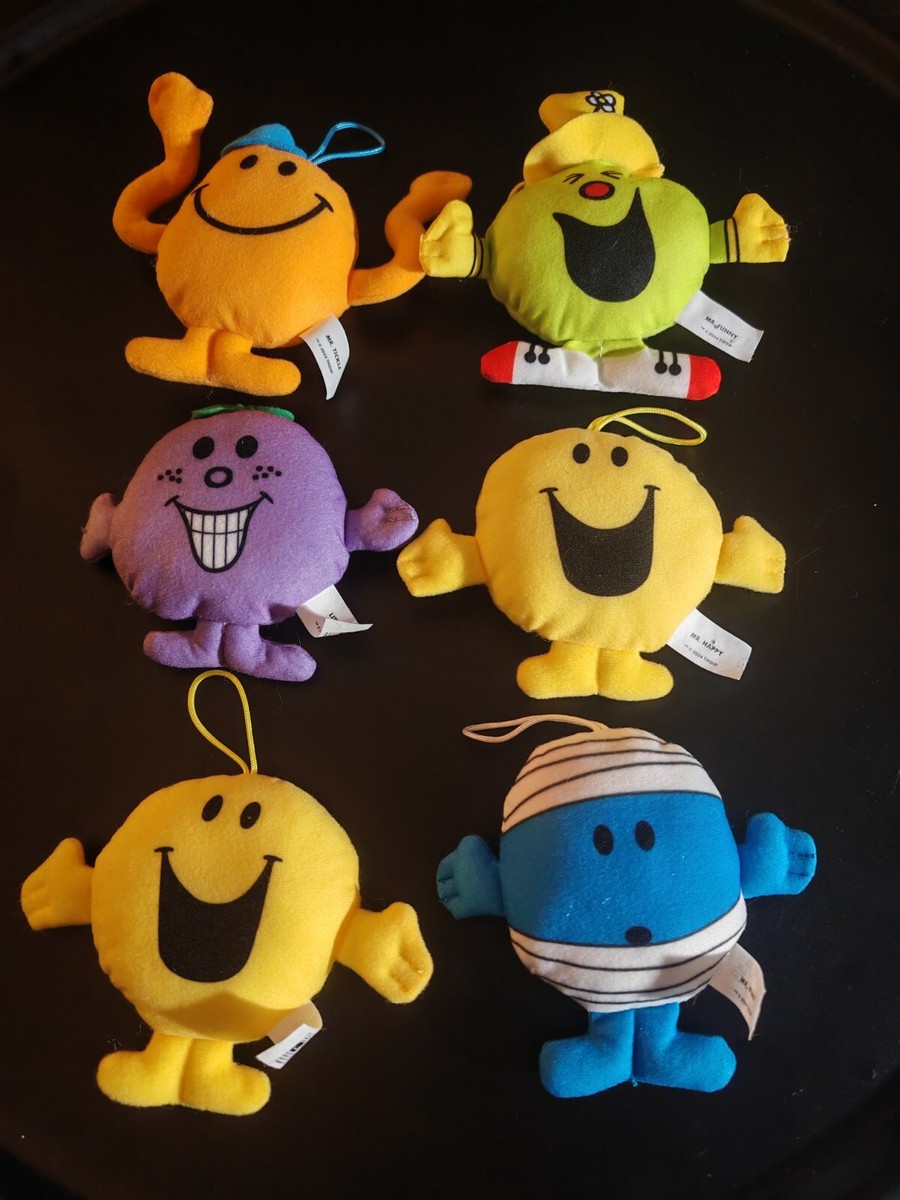 Mcdonalds Mr Men and Little Miss Plush Soft Toy Bundle x 6 2024