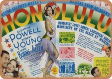 METAL SIGN - Honolulu (1939) 3 - Vintage Look