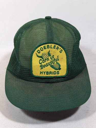 Vintage USA K-Products Doebler's Hybride Maisnetz Trucker Mütze Kappe Baseball