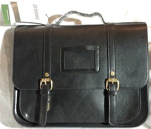 ecosusi vintage leather messenger bag