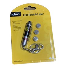  New Rolson Brand LED Torch & Laser