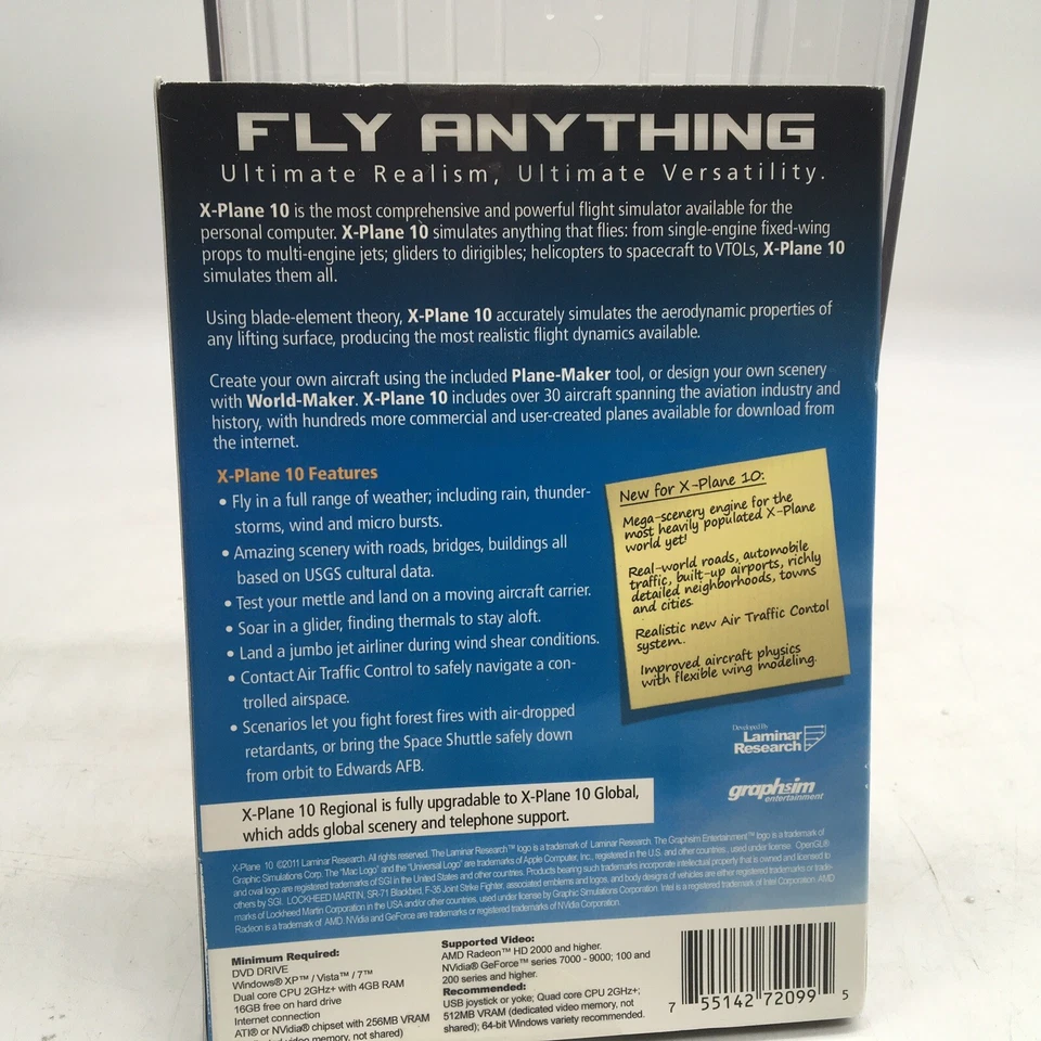 X-Plane 10: Regional - North America PC Game  2012 New - Image 3 of 4