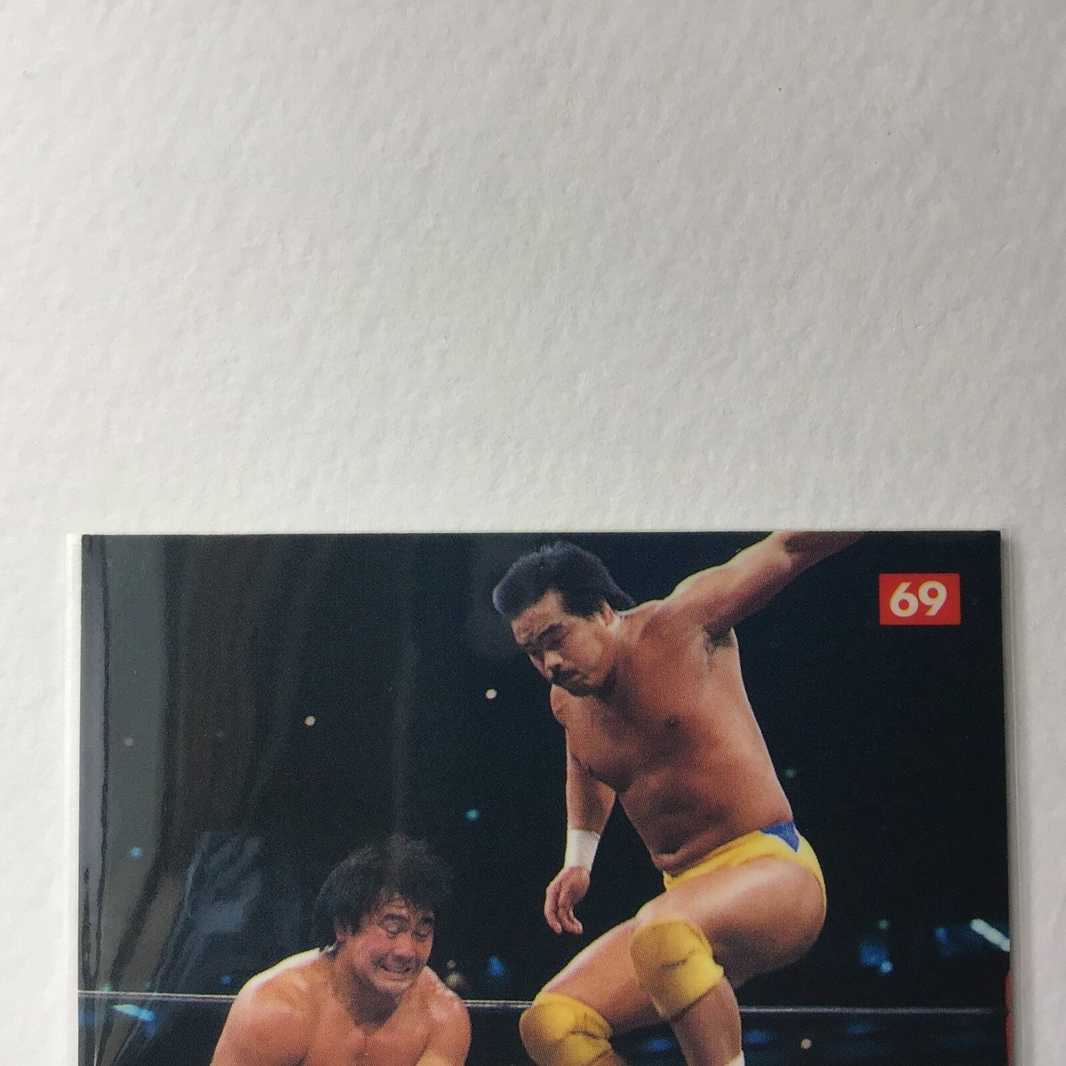 Bandai New Japan pro-Wrestling Card Keiji Muto & Hiroshi