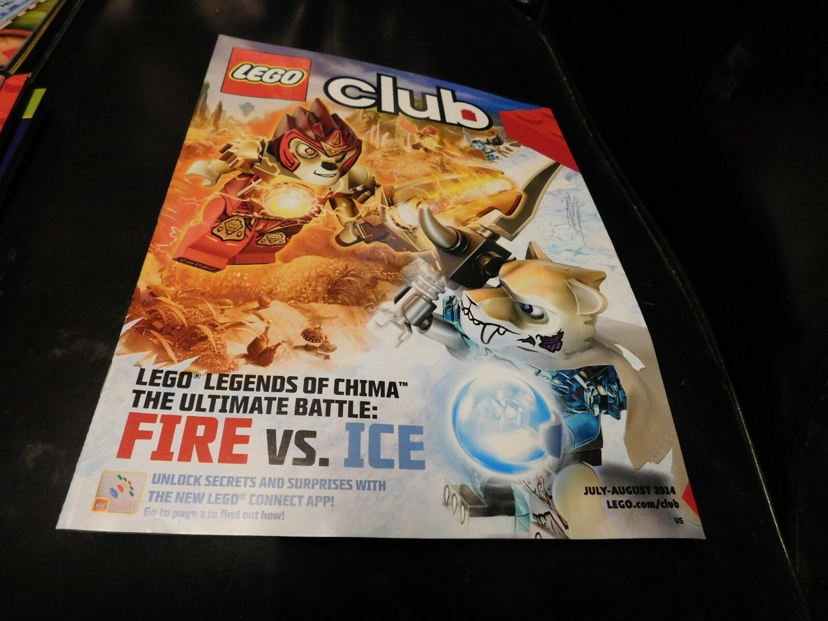 Lego Club Magazine July August 2014 Legends Of Chima