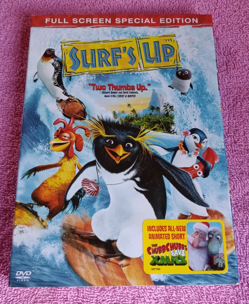 Surfs Up DVD Special Edition Full Frame Shia Labeouf Ash Brannon
