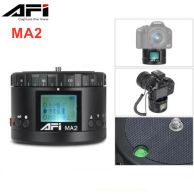 AFI MA2 Panoramic Gimbal Camera Stablizer Electric Head For DSLR Phone Gopro Led