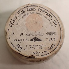 Empty Vintage Remington Arms Company Percussion Cap Advertising Tin No. 11 Caps