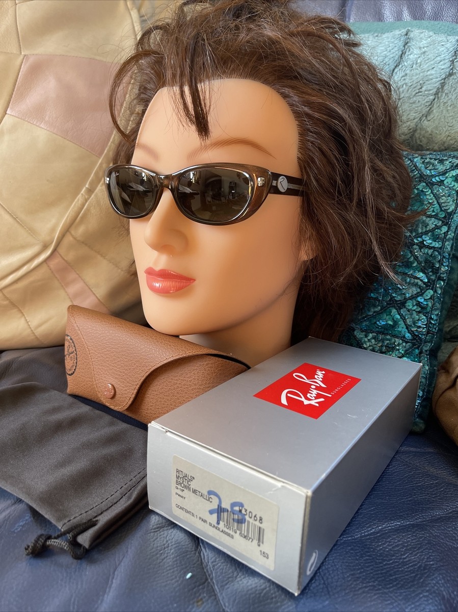 Vintage Ray Ban Rituals Sunglasses Bausch  B&L W 3068 Brown Metallic Chipped Len RAYBAN USA Rituals / Ray Ban Bausch Lomb Rituals W2792 Black  main image 3