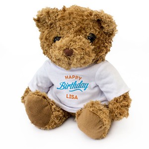 New Happy Birthday Lisa Teddy Bear Cute And Cuddly Gift Present Ebay