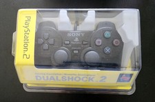 OEM Sony Playstation 2 PS 2 Dualshock 2 Controller Black Authentic New Sealed