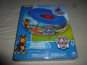 Details About New Nickelodeon Paw Patrol Inflatable Round Chair Spin Master Kids 3 5 Yrs Nib