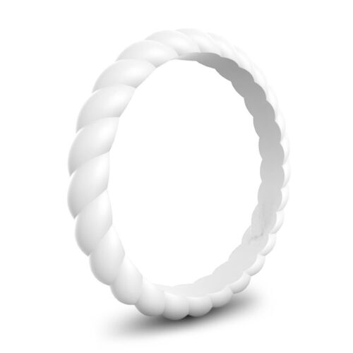 Unisex-Gummi-Silikonringe – Einfache Mehrfarbige Flexible Ringe Zum → - Bild 12 von 19