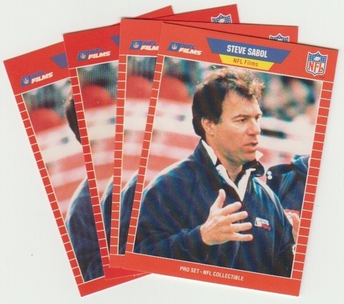 Steve Sabol RC rookie card, 1989 Pro Set Announcers #10, Football Hall of Fame - 第 1/1 張圖片