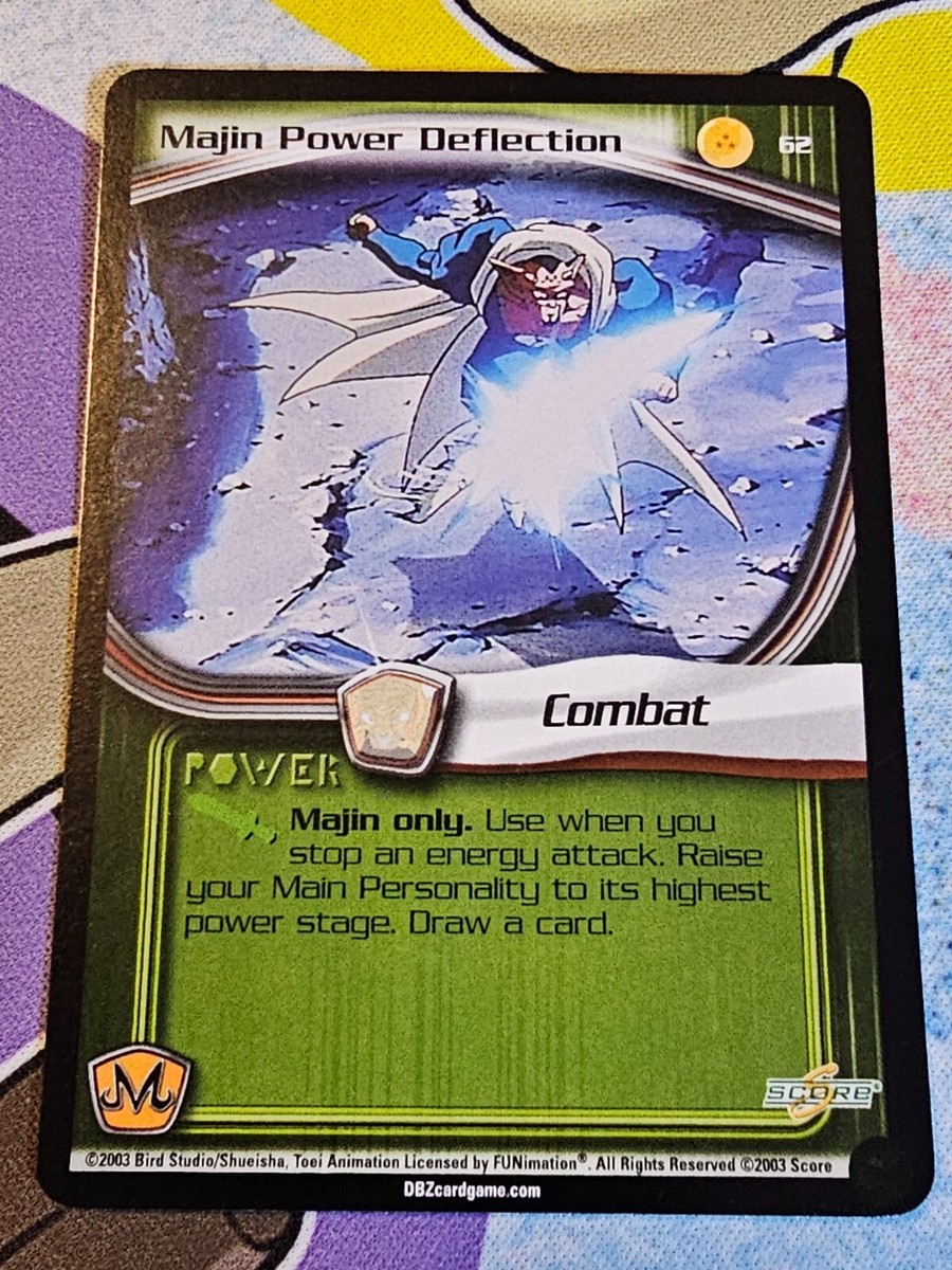 Majin Power Deflection 2002 Score Unlimited Dragon Ball Z DBZ TCG