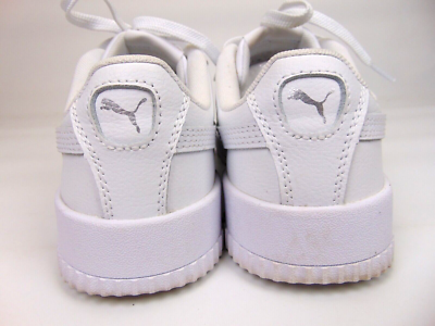 Puma Carina L White Leather Casual Sneakers Women's Shoes Size 7.5