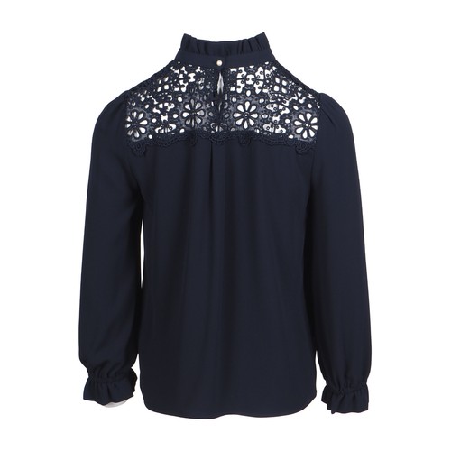 Claudie Pierlot Women's Blouse Size 36 FR / S Embroidered Floral 08B1E19 - Picture 3 of 8