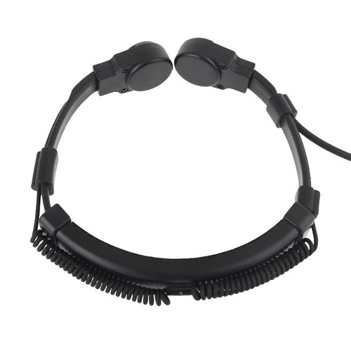 Telescopic Throat Vibration Mic Headphone Headset Microphone Plug - Zdjęcie 6 z 8