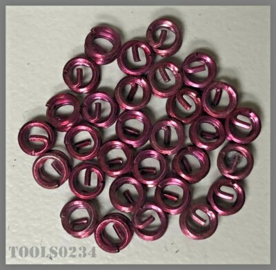 4-40 X .0112'' Locking Thread Repair Inserts 209-C04-0112 MS Inserts LOT OF 29