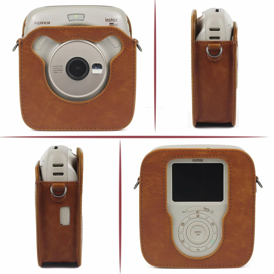 Bolsa estojo premium para Fujifilm Instax Square SQ20 bolsas de câmera instantânea com alça - Imagem 2 de 3