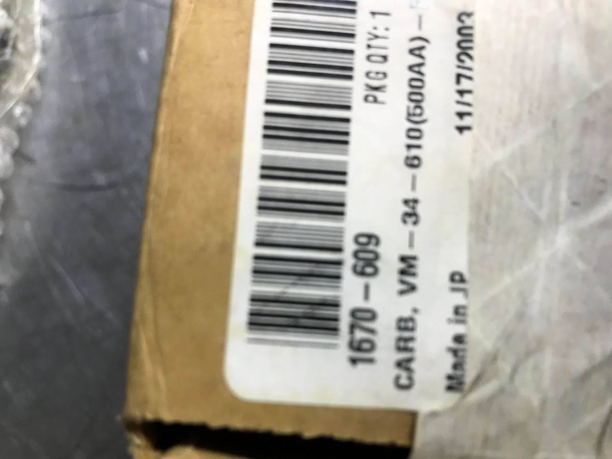 Arctic Cat 1670-609 CARB, VM-34-610(500AA)-PTO SIDE 1670-609