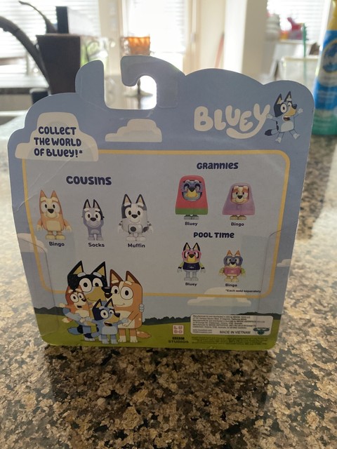 Bluey Cousins Bingo Socks and Muffin Action Figures Moose Toys BBC for sale online | eBay