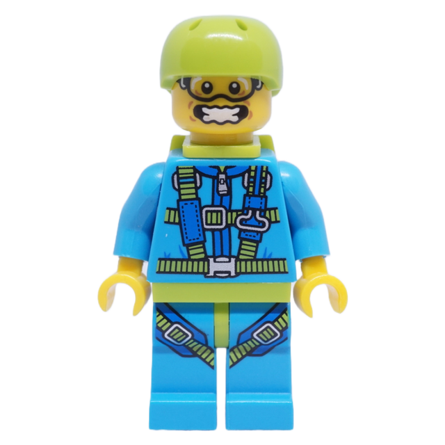 LEGO Skydiver Minifigure Series 10 71001 col10-6 2013 Retired LEGO Skydiver Minifigure Series 10 71001 col10-6 2013 Retired