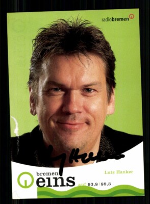 Lutz Hanker Bremen One Autograph Card Original Signed # BC 218692