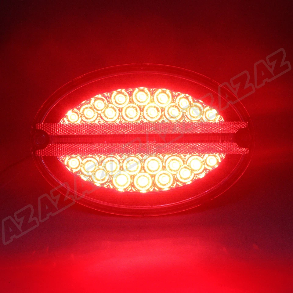 4PC Full LED Chrome Clear Tail Lights Brake Lamp For 1997-2004 Chevy Corvette C5 Foto 2 de 4