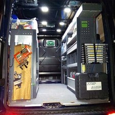 Luces LED Interiores Para Ford Transit 2015-2024 - Pack De 4, Domo De Carga, Impermeables IP67