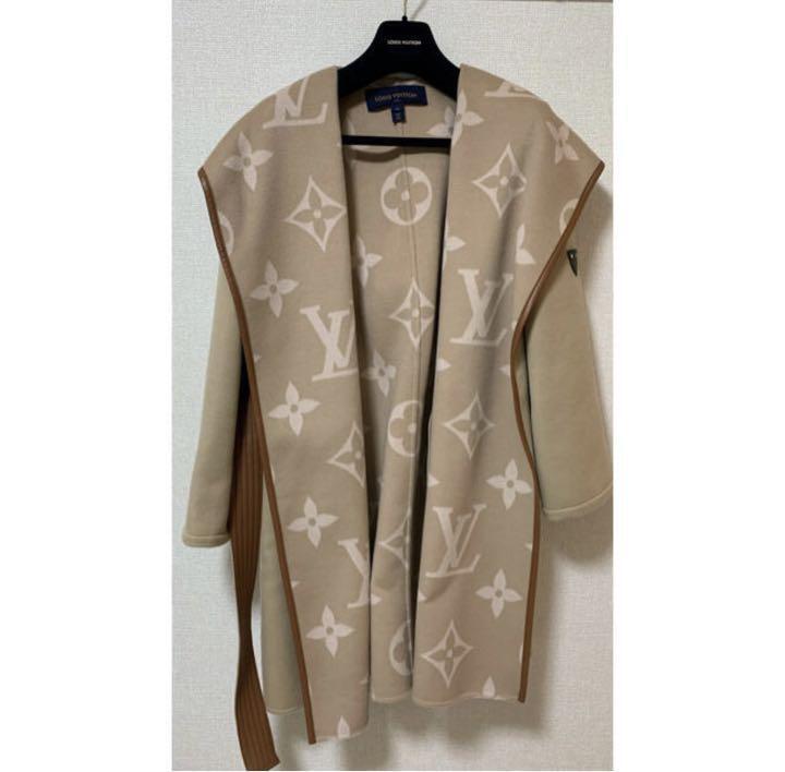 Used Louis Vuitton Monogram Coat Long Coat Women Size 36