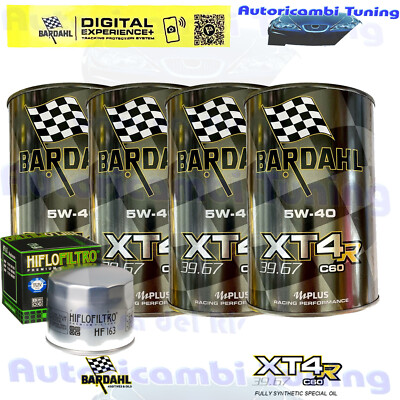 Set Service Bardahl Öl XT4R 5W40 + Filter Für BMW � R1200 C � 1999