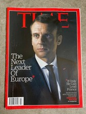 TIME Magazine November 20, 2017 - The Next Leader Of Europe, Emmanuel Macron