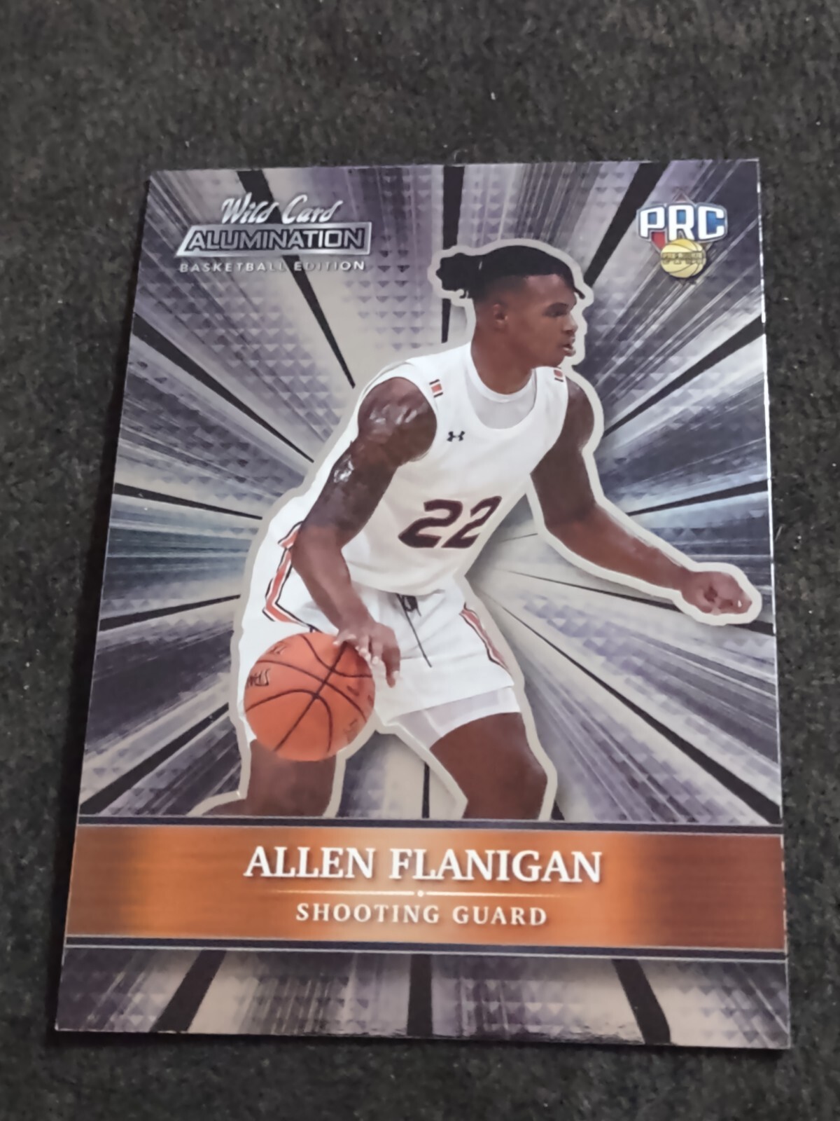 2021-22 Wild Card Alumination ABC-3 Allen Flanigan Auburn Tigers Basketball Card