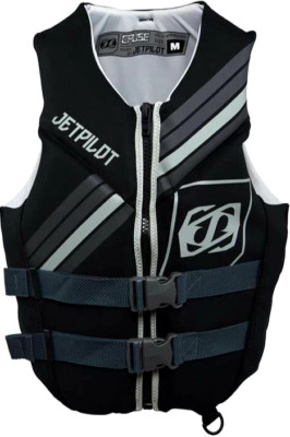 Jet Pilot Cause Neo CGA Vest Lg - Gy/Blk - 202-0100L