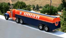 SMITH MILLER  MACK UNION 76 GAS TANKER SET IN BOX  VERY NICE TRUCK SOLD OUT