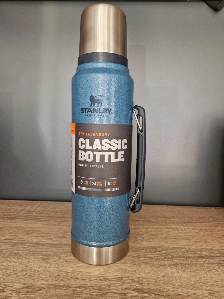 STANLEY Isolier Kanne Classic Thermo Flasche Kaffee Becher Vakuum 1 Liter/Lack